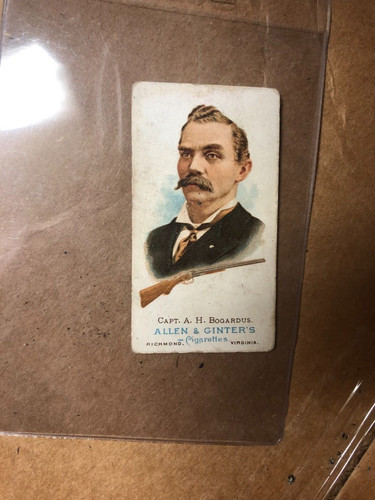 1887 N28 Allen & Ginter #8 Capt. A.H. Bogardus — Raw