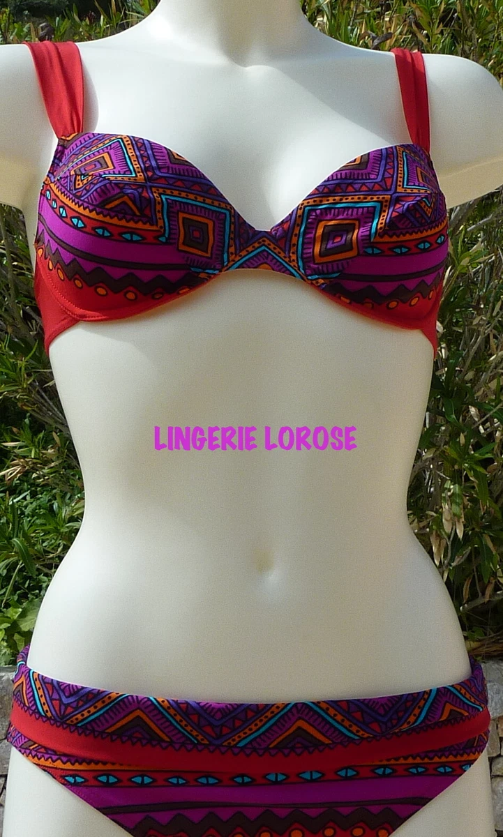 Maillot De Bain 1 Pièce RASUREL FORMENTERA - Taille 95C/4C/80C - Fuchsia - Neuf Avec étiquettes