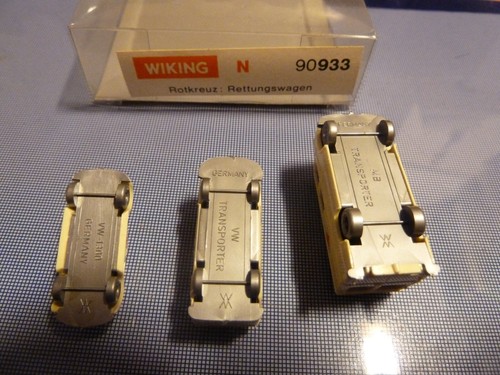 3X Rotes Kreuz, VW Käfer, VW Bus, MB 406 1:160 Wiking 90933 in OVP wie NEU - Bild 5 von 6