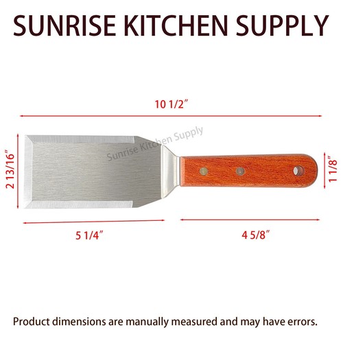 SUNRISE Stainless Steel Kitchen Spatula with Wood Handle - Picture 12 of 20