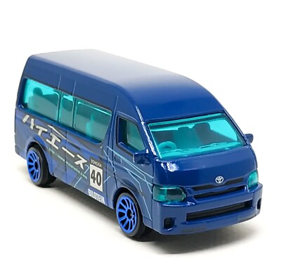 Majorette Toyota Hiace Blistein no.40 Dark Blue 1:69 3