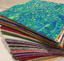 10 INCH QUILT SQUARES PACK OF 25 SQUARES 100 Cotton Fabric No Duplicates 