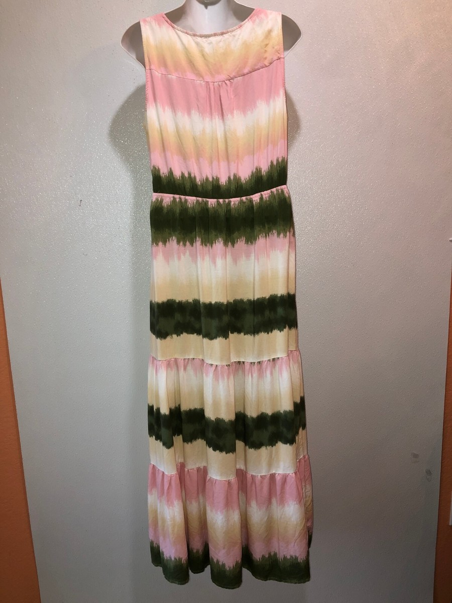 slim fit dress slacks Byron Bay Ombre Cutout Maxi Dress L main image 1