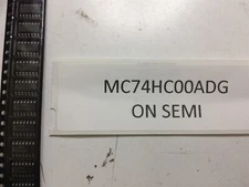 MC74HC00ADG ON SEMI MC74HC00AD IC GATE NAND QUAD 2INPUT 14SOIC SMD ROHS 40 PCS