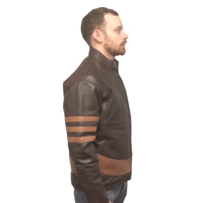 Wolverine Genuine Leather Jacket X-Men Movie Logan Costume Hugh Wolverine Genuine Leather Jacket X-Men Movie Logan Costume Hugh