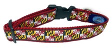 Maryland Flag Premium Dog Collar