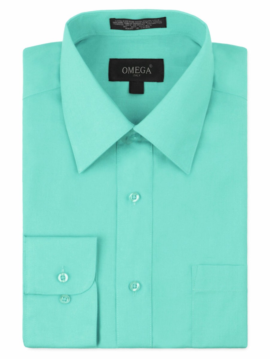 slim fit dress slacks Men's Casual Button Down Shirt in Forest Green Cotton Jersey X-Large main image 1
