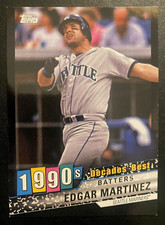 2020 Topps Decades Best Black EDGAR MARTINEZ #DB-60  /299 SEATTLE MARINERS