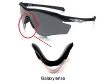 Galaxy Nose Pads Rubber Kits For Oakley M2 Frame Sunglasses White Color