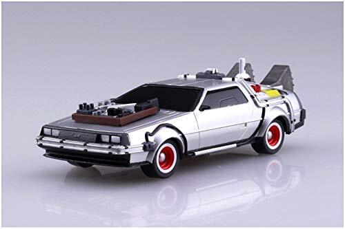 13 Aoshima 54772 1/43 Back to the Future DELOREAN from PART III Pull Back Model - Picture 2 of 6