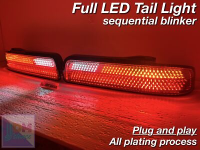 JDM Nissan Silvia S13 240SX Full LED Tail Light Sequential blinker