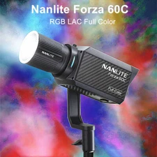 Nanlite Forza 60C RGBWW Full Color Led Video Light Spotlight Studio Fill Light