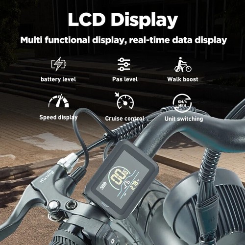 BURCHDA AZ26 26 Zoll Elektrofahrrad E-CityBike 48V20Ah Fat Reifen 45km/h MTB - Bild 8 von 17