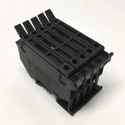 Lot of 5 Phoenix Contact UK 5-HESI Fuse Modular Terminal Blocks 24V LED, 5x20mm