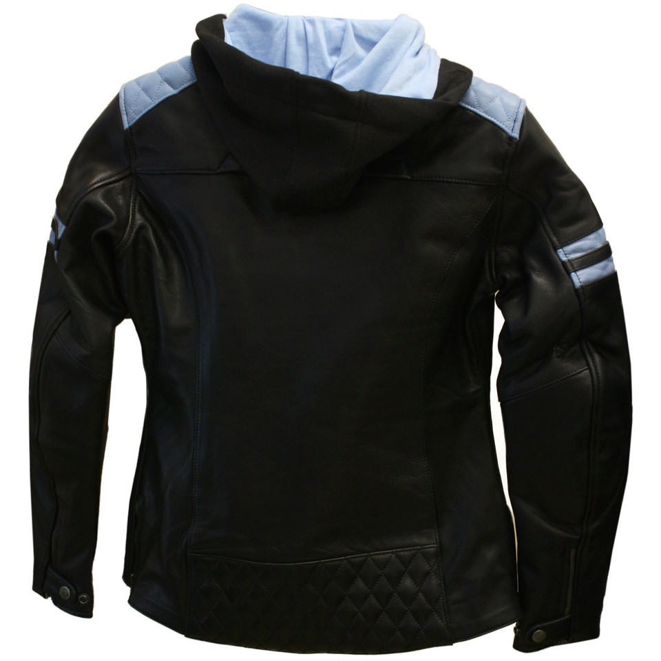 Veste Moto En Cuir Unisexe Stechmoto ST 1206 - Neuve Avec étiquettes, Vintage Custom, Noire Et Ajustable