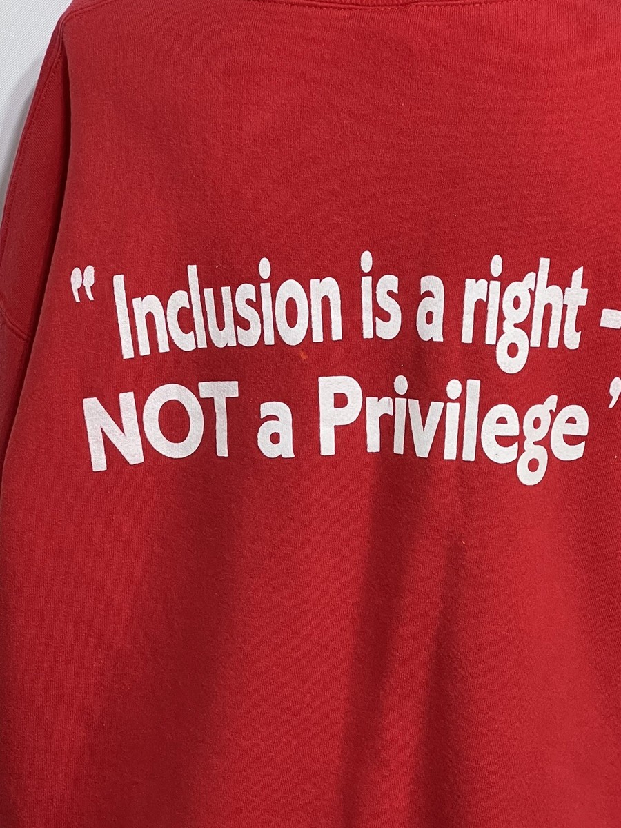 russell Statue of Liberty Wheelchair Disabled Inclusion pullover sweatshirt 2XL View 6