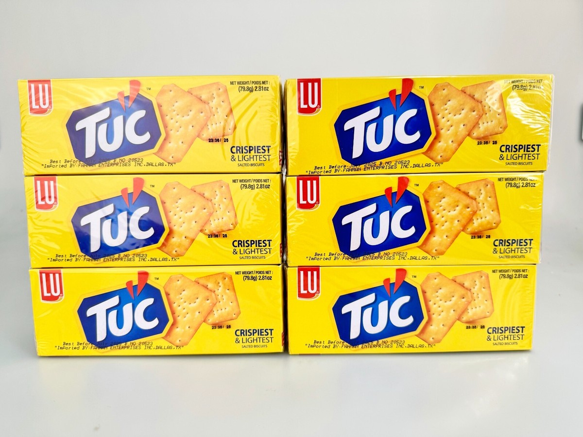 LU TUC Salted Biscuits - Golden Crunch, 24 Packs (79.8g/2.8 oz