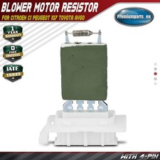 Heater Blower Motor Resistor for Citroen C1 Peugeot 107 Toyota Aygo 871380H010