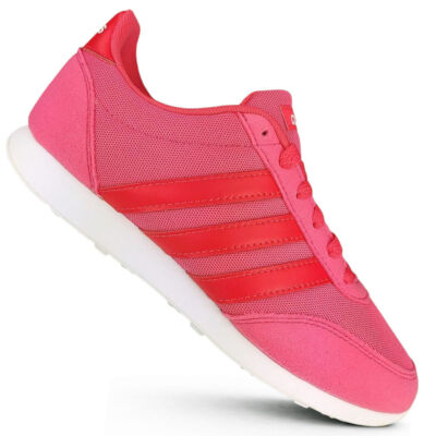 Adidas Damen Sneaker V Racer 2.0 W Leicht Freizeitschuh Rosa Turnschuhe DB0434