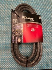 Master Lock 72D Security Cable  3/8 inch 15 F...