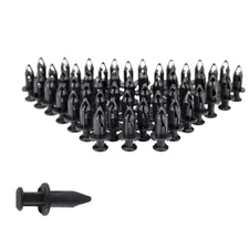 120x ATV 8MM Hole Plastic Rivets Retainer Fender Bumper Push Pin Fastener Clips