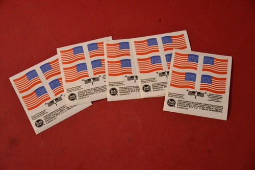 Lehmann LGB - EE.UU. Pegatina para bandera - 5 piezas 8.855010.111 | Zustand: Gebraucht