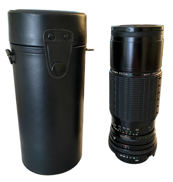 Sigma Zoom K-Series 100-200mm/4.5 Camera Lens With Case | eBay