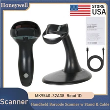 Honeywell Voyager MK9540 Wired Handheld 2D 1D Barcode Scanner with Stand & Cable