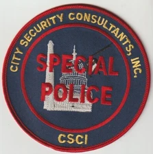 City Security Consultants, Inc Special obsolete patch shipped from Australia