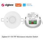 Tuya ZigBee 0-10V 230V Deckenmontierter Bewegungsmelder Sensor Micro Induction