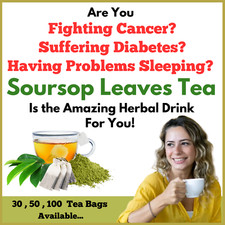 Soursop Leaves Herbal Tea Bags Annona Muricata Organic Powder Guanabana Graviola