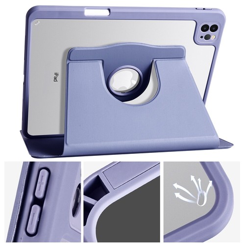 For iPad 10th 9th 8th 7th 6th Gen Air 4 5 Pro 11 12.9" 360 Rotating Cover Case - Picture 48 of 71