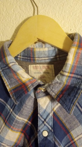 Hudson And Barrow Flannel Button Up Long T - Picture 3 of 5