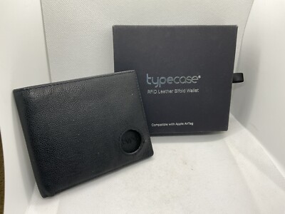 Typecase Wallet Rfid Protection, Black Leather Smart Wallet.
