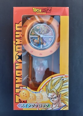 DRAGON BALL Z Goku SSJ3 Pendulum Clock Original Rare!!! | eBay