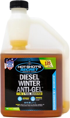 Hot Shot's Secret Diesel Winter Anti-Gel 7-in-1 Diesel Fuel Additive   16 Fl. Oz