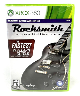 New Rocksmith 2014 Edition Remastered Microsoft Xbox 360 Video Game No Cable
