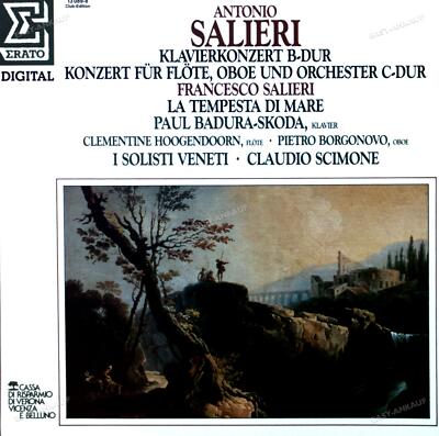 Salieri, I Solisti Veneti - Concerto In B-Flat Major / C Major LP 1989 '