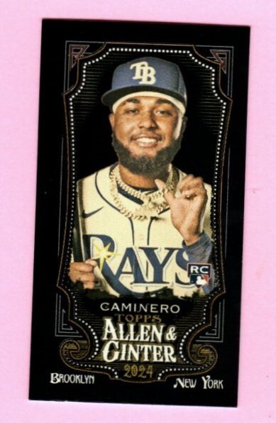 2024 Topps Allen & Ginter X Mini  #92 Junior Caminero RC Tampa Bay Rays