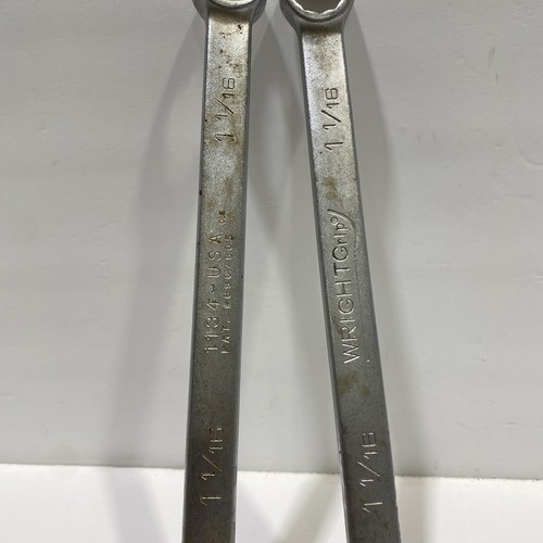 2 Wright Tools 1134 1-1/16” WrightGrip Wrench Good Condition See Pictures! - Picture 4 of 6