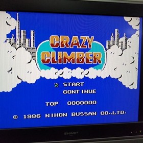 Crazy Climber Nintendo Famicom FC NES CIB W/Box Stick Japan Import Tested Rare