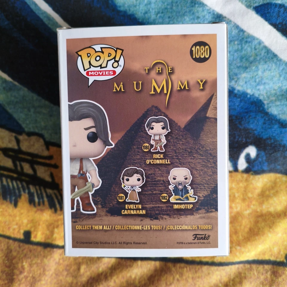 Funko Pop! The Mummy Rick O'Connell #1080 + Imhotep 1082 + Evelyn Carnahan 1081 - Immagine 4 di 4