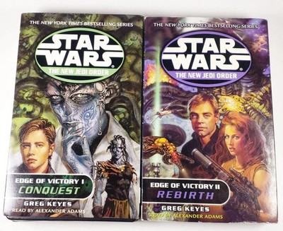 Star Wars Edge of Victory I & II Cassette Audiobook Conquest Rebirth Greg Keyes