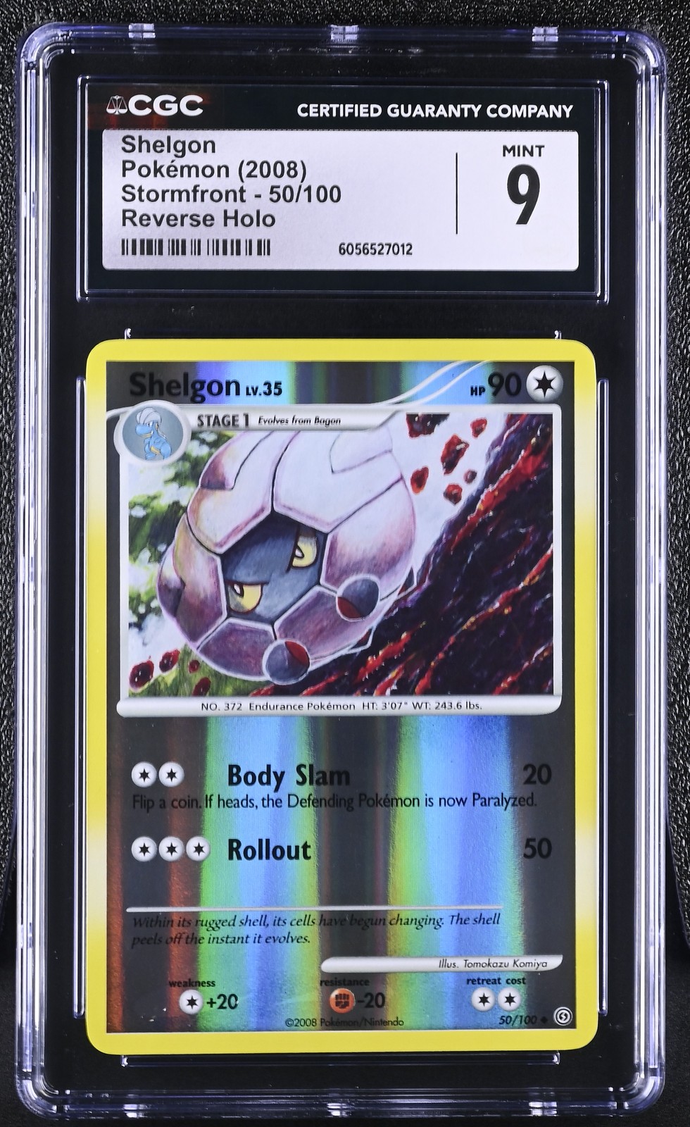 Shelgon Reverse Holo Stormfront 50/100 NM CGC 9