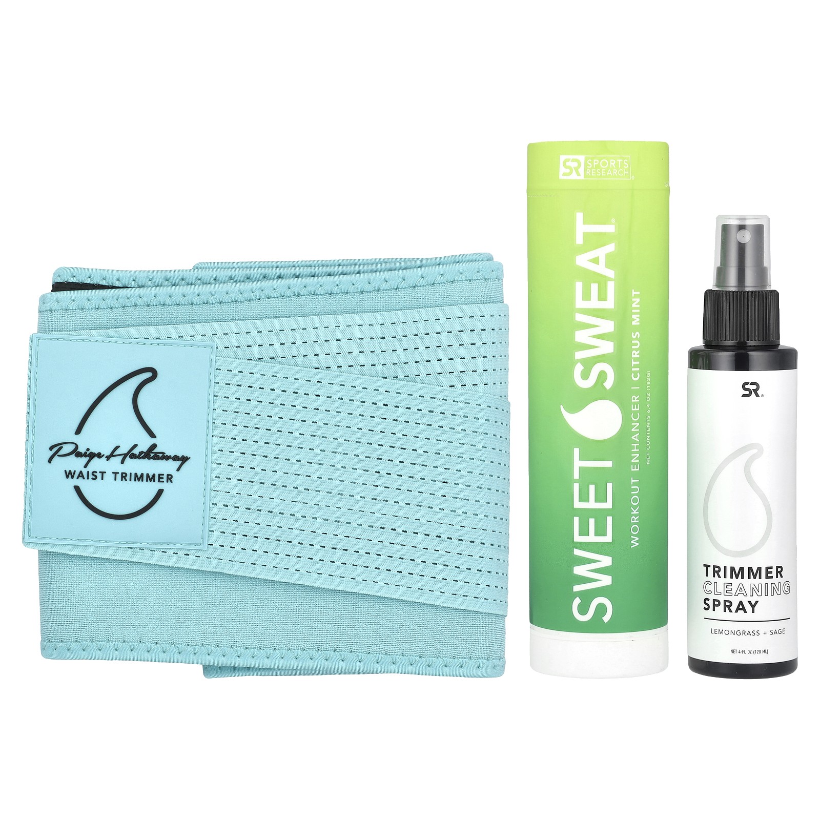Sweet Sweat Комплект триммеров для талии Paige Hathaway XSS Синий комплект из 3 предметов 13090₽