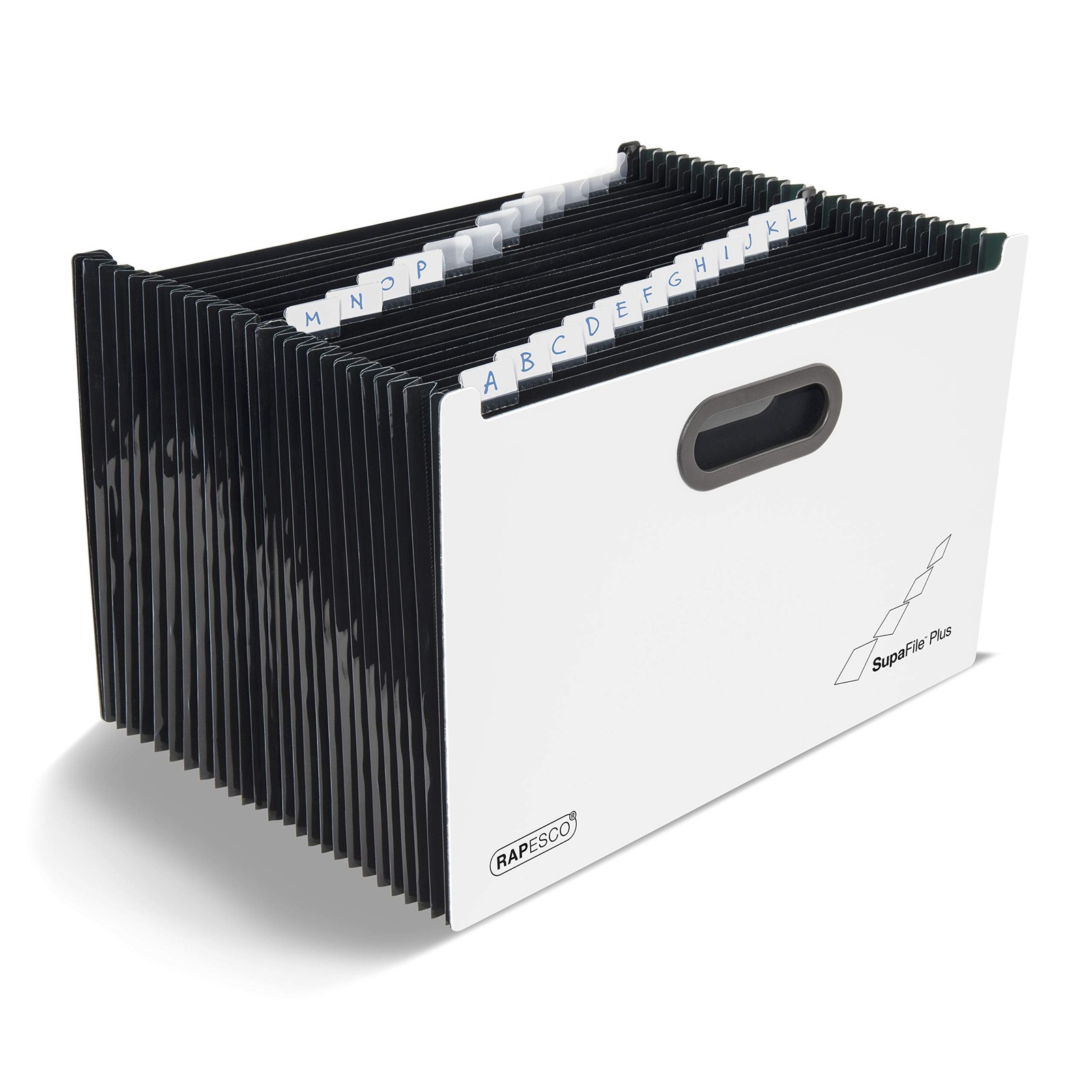 Rapesco 1622 SupaFile Plus A4+ Desktop Expanding File Organiser, Oversized to Fi