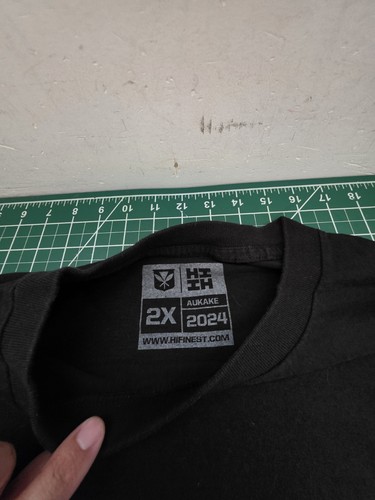 Hawaii’s Finest Black t-shirt Hifi Men's Size 2XL Hawaii Tribal Logo Graphic XXL - Picture 3 of 6