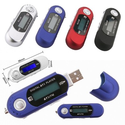 USB Digitaler MP3 Musikplayer mit LCD-Bildschirm 32GB TF-Karte & FM-Radio Music