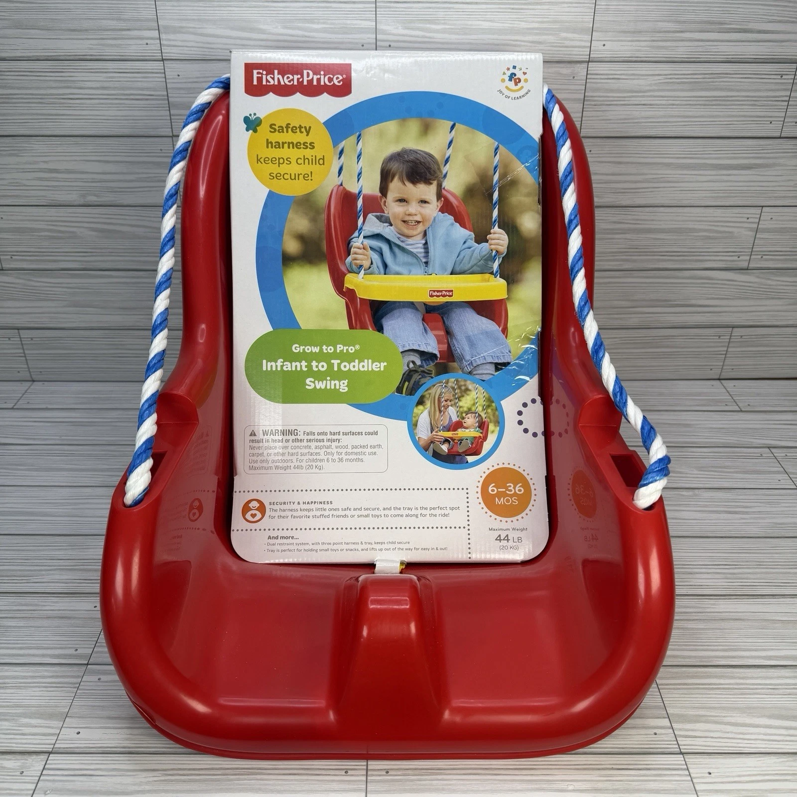 NOS Outdoor Infant to Toddler Swing Safety Harness for Ages 6 To 36 Months 44lbs
Opens in a new wind