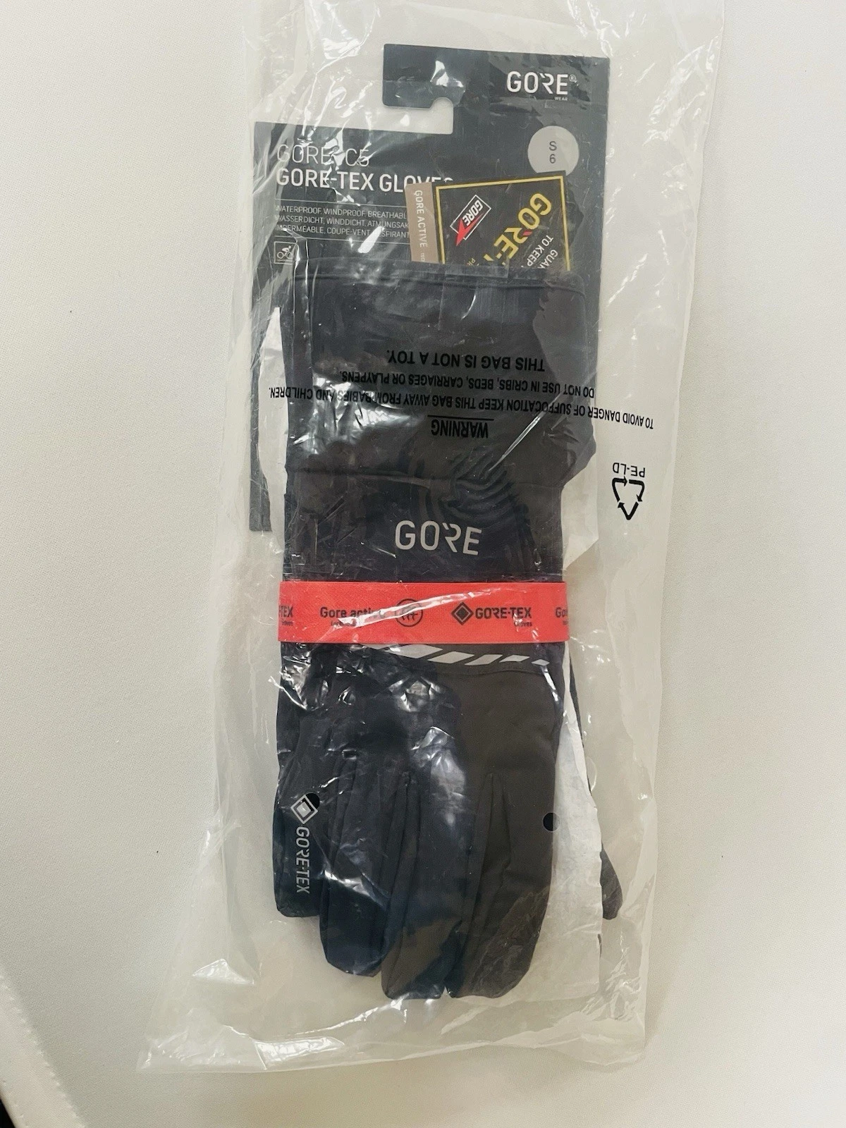 NEW w/Tags! SMALL BLACK GORE C5 GORE-TEX Thermo Waterproof Warm Bike Gloves